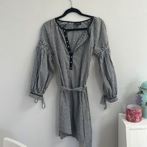 Topshop plaid dress